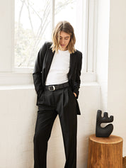 Arnsdorf | Black Celeste Suit Jacket | The UNDONE