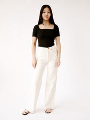 Arnsdorf | Clara Top in Black | The UNDONE