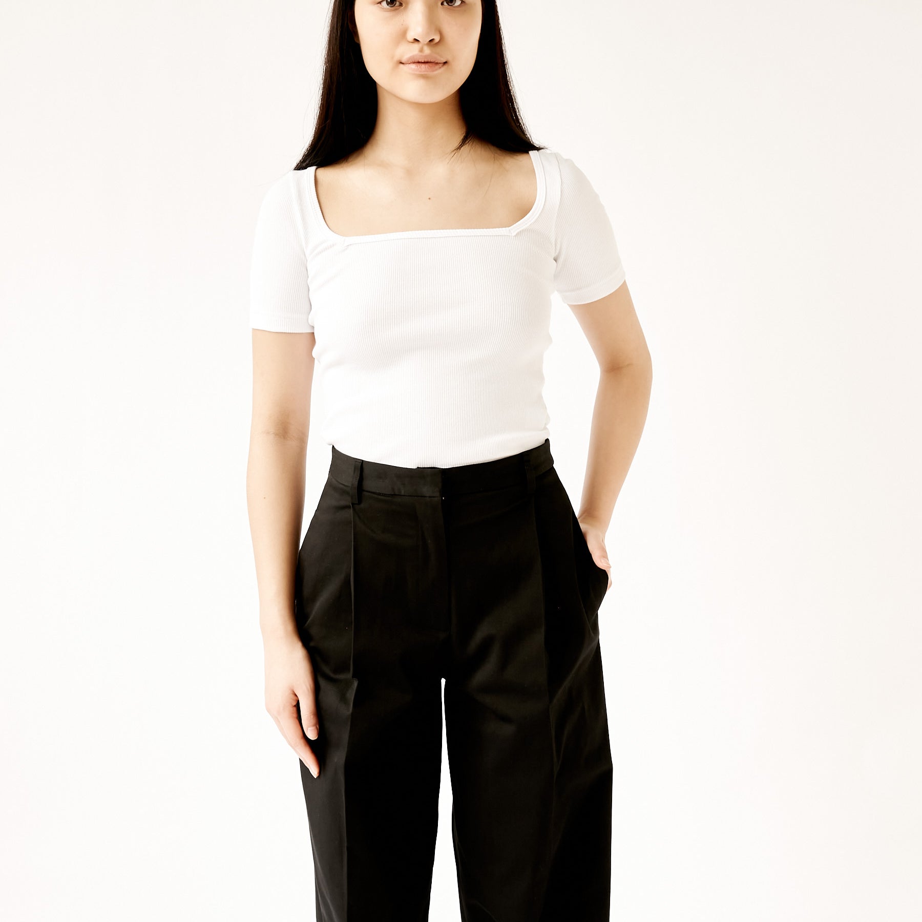 Arnsdorf | Clara Top in White | The UNDONE