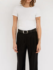 Arnsdorf | Classic Belt in Black Leather | The UNDONE