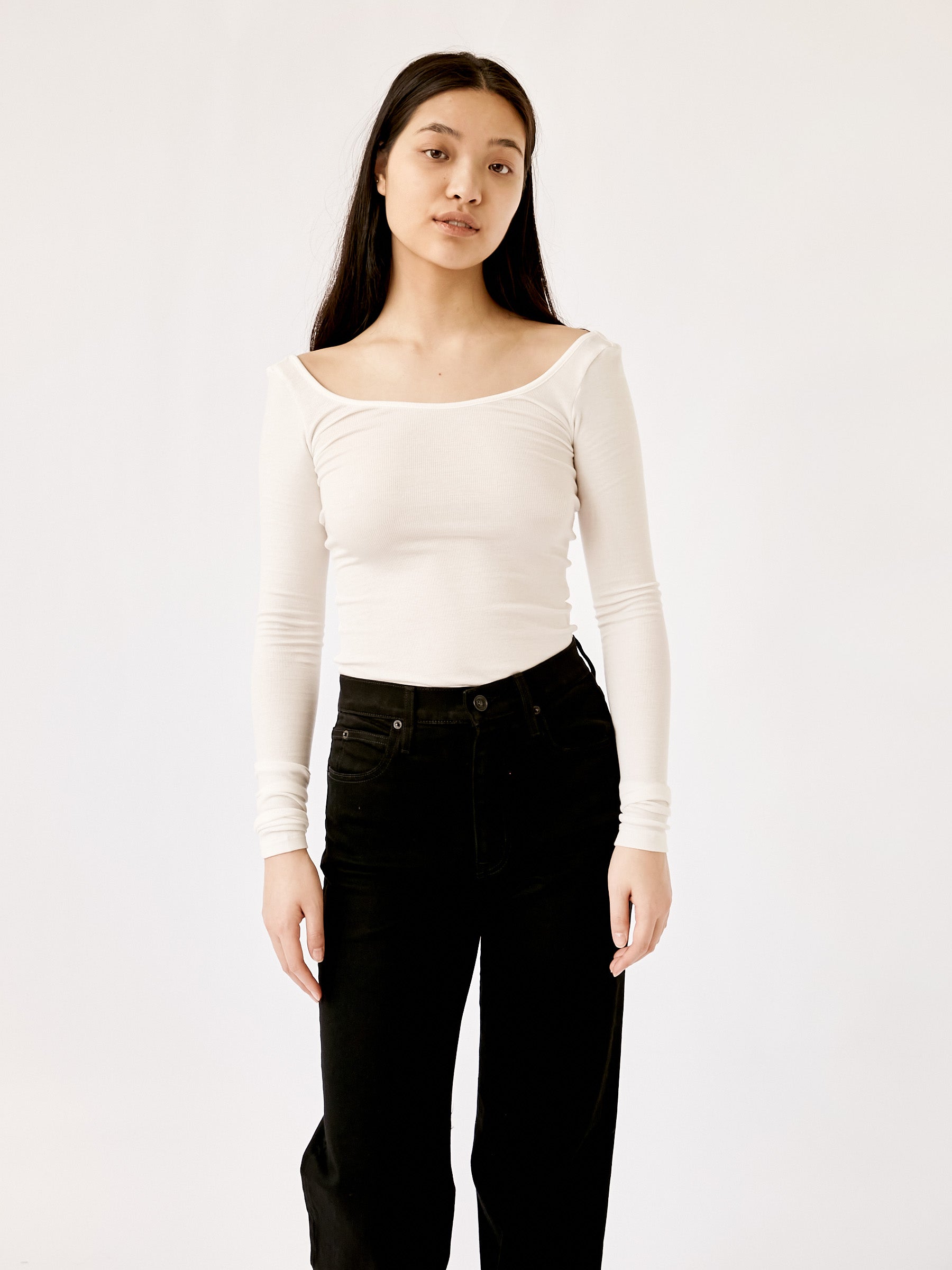 Arnsdorf | Elle Top in White | The UNDONE