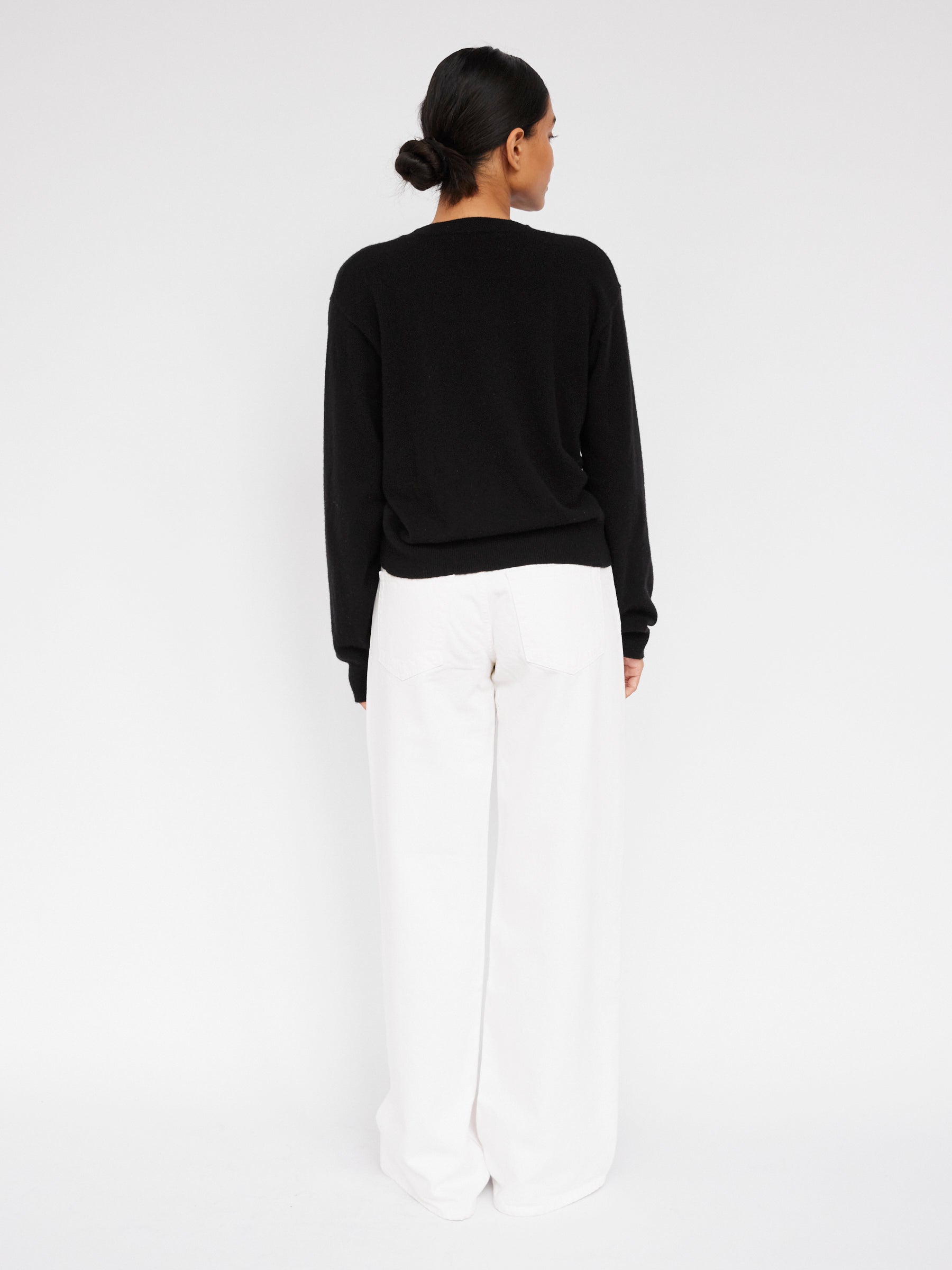 Arnsdorf | Luella Crewneck Sweater in Black | The UNDONE