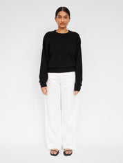 Arnsdorf | Luella Crewneck Sweater in Black | The UNDONE