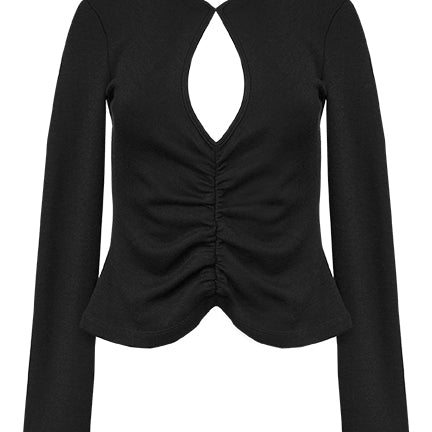 Arnsdorf | Stephanie Top in Black | The UNDONE