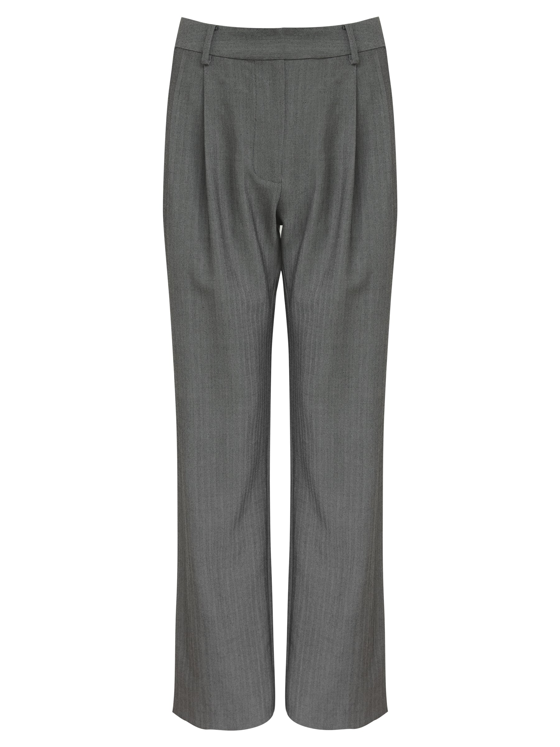 Arnsdorf | Tailored Trouser in Grey Herringbone | The UNDONE