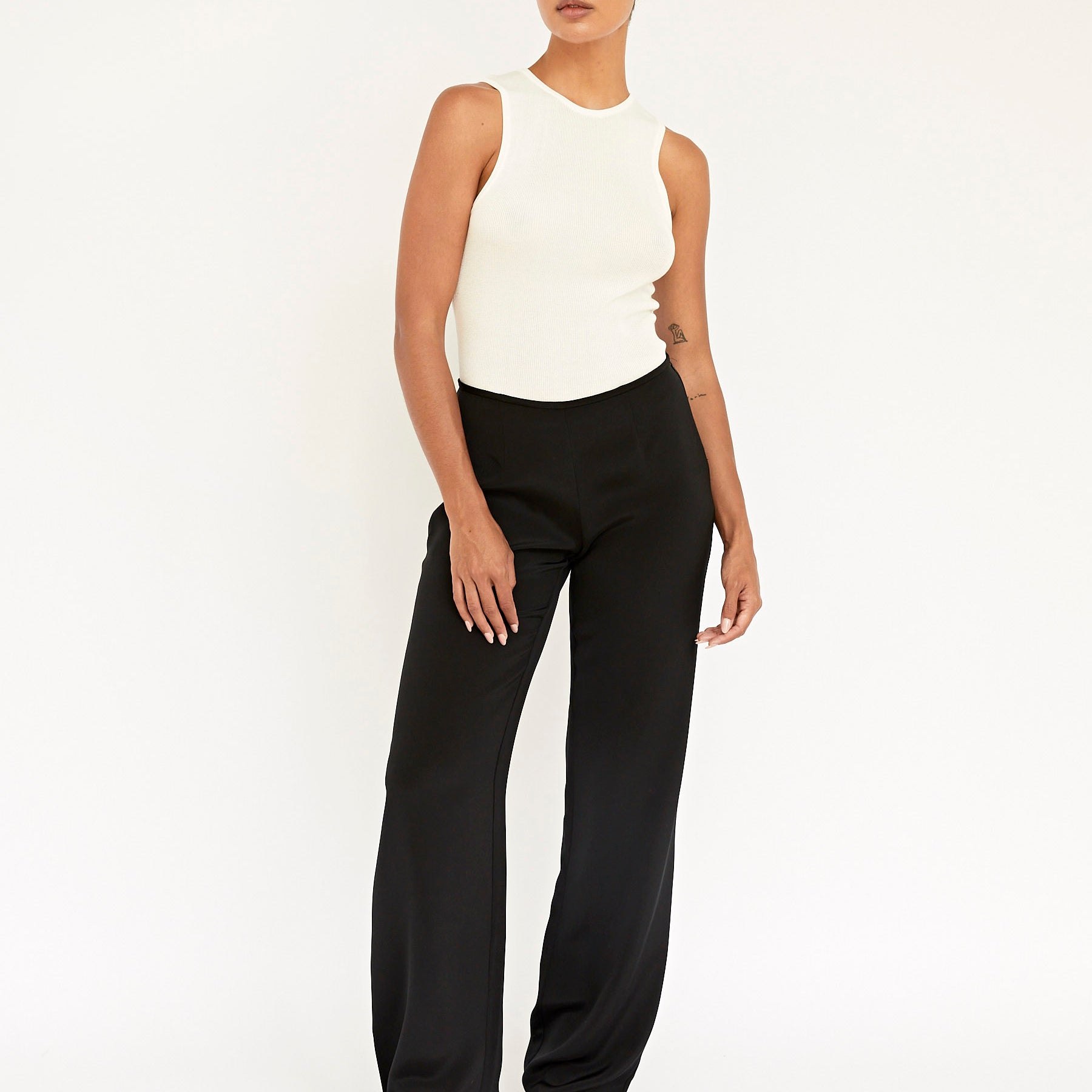 BEARE PARK | Silk Crepe Relaxed Pant | The UNDONE