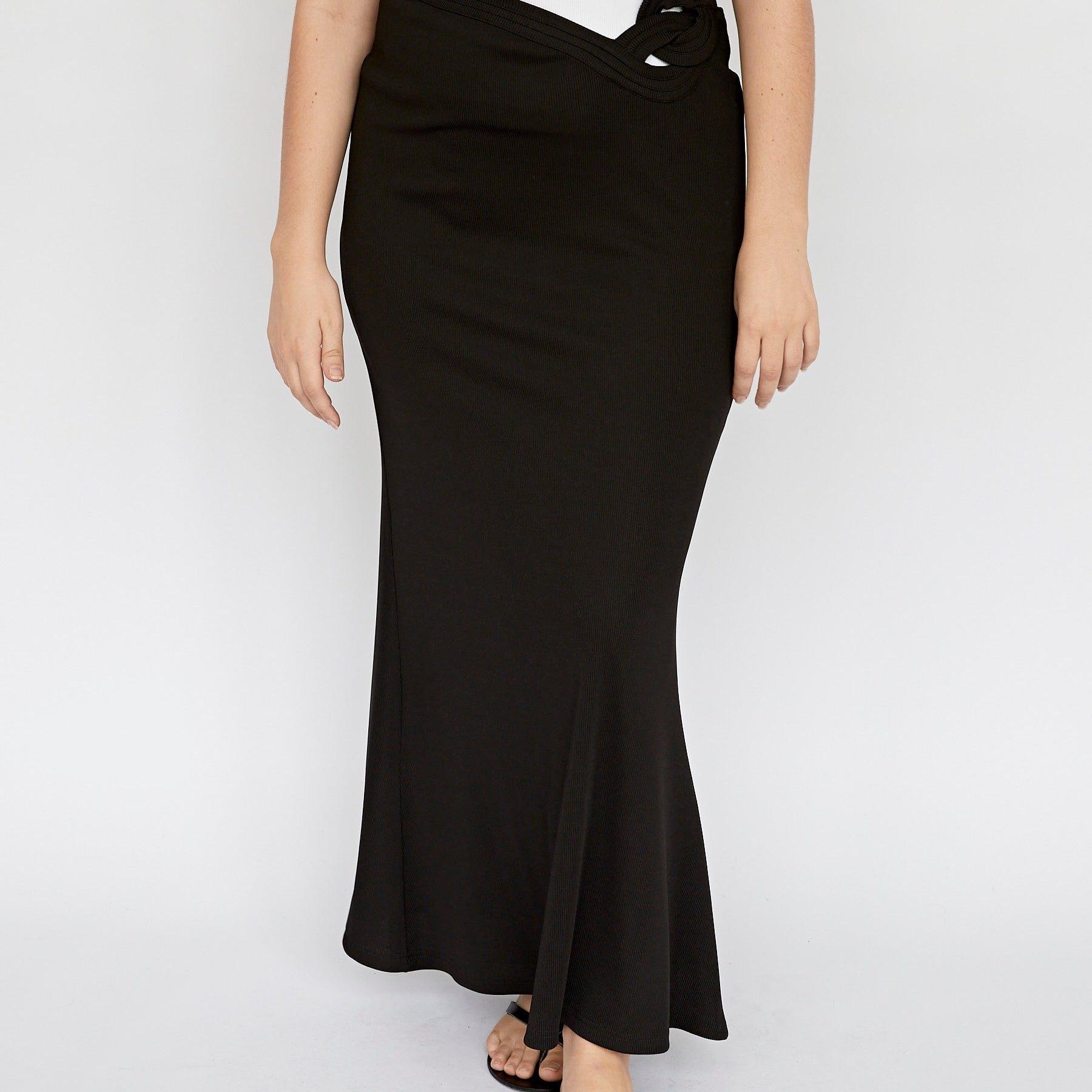 Christopher Esber | Black Multi Bind Dual Linked Skirt | The UNDONE