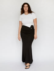 Christopher Esber | Black Multi Bind Dual Linked Skirt | The UNDONE