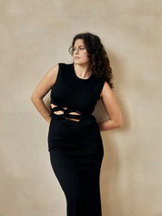 Christopher Esber | Black Multi Bind Linked Chain Crop | The UNDONE