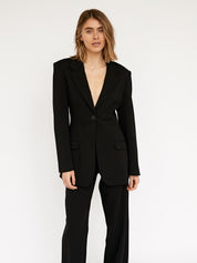 Christopher Esber | Black Redux Contoured Blazer | The UNDONE