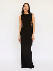 Christopher Esber | Separation Gown in Black | The UNDONE