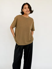 Deiji Studios | Olive Leisure Tee | The UNDONE