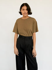 Deiji Studios | Olive Leisure Tee | The UNDONE