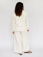 Deiji Studios | The Moment Shirt in White | The UNDONE