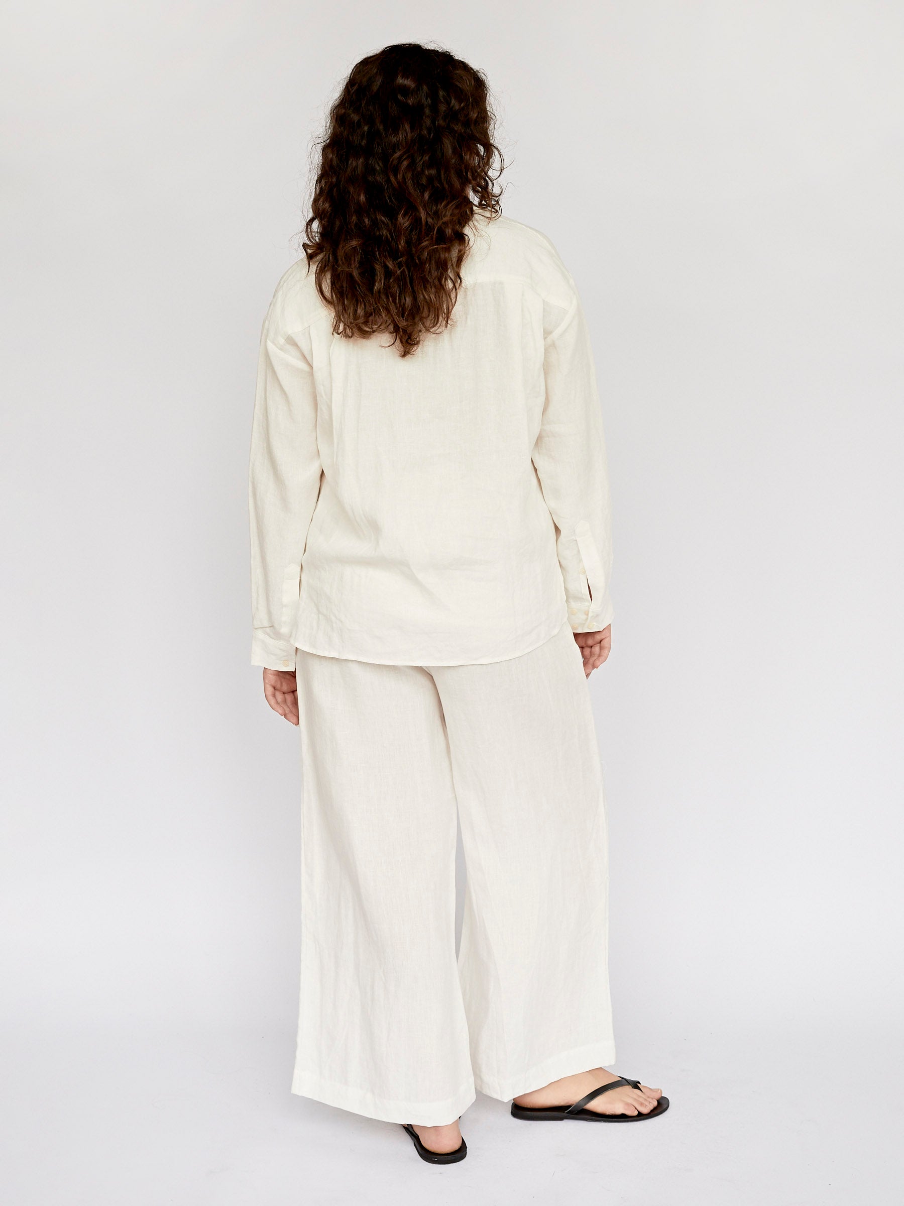 Deiji Studios | The Moment Shirt in White | The UNDONE