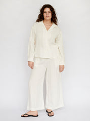 Deiji Studios | The Moment Shirt in White | The UNDONE