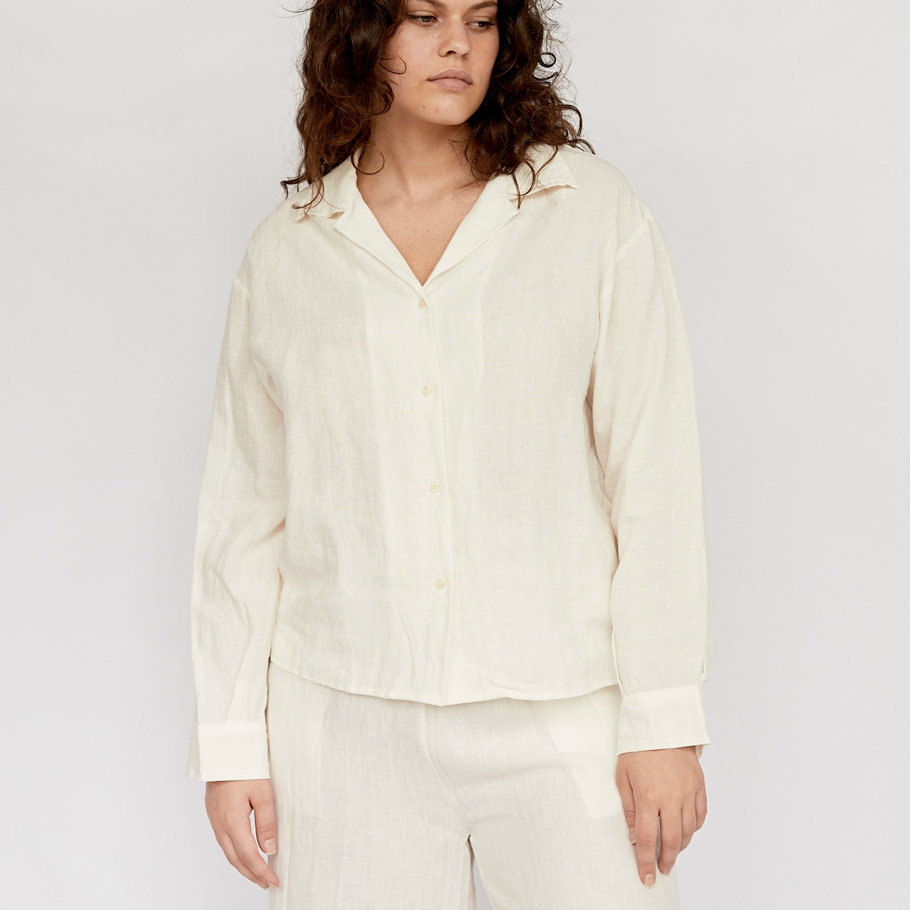 Deiji Studios | The Moment Shirt in White | The UNDONE