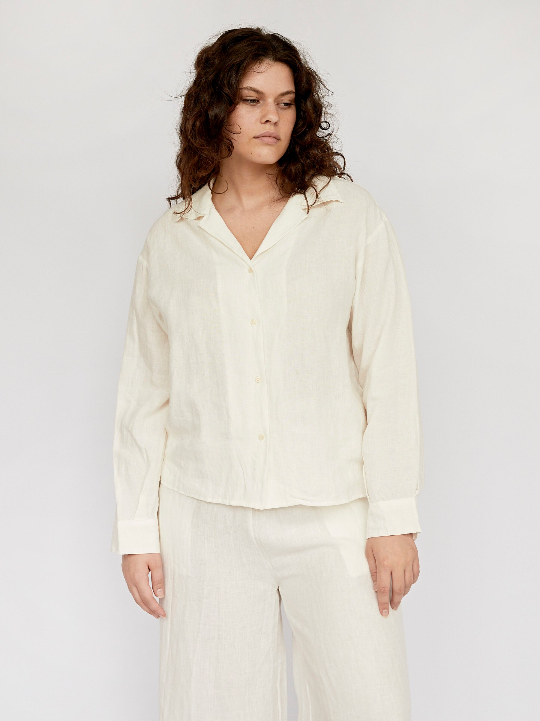 Deiji Studios | The Moment Shirt in White | The UNDONE