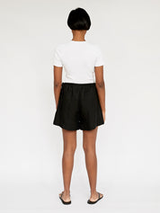 Deiji Studios | The Tie Short in Deep Black | The UNDONE