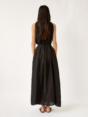 Deiji Studios | Totem Dress in Deep Black | The UNDONE