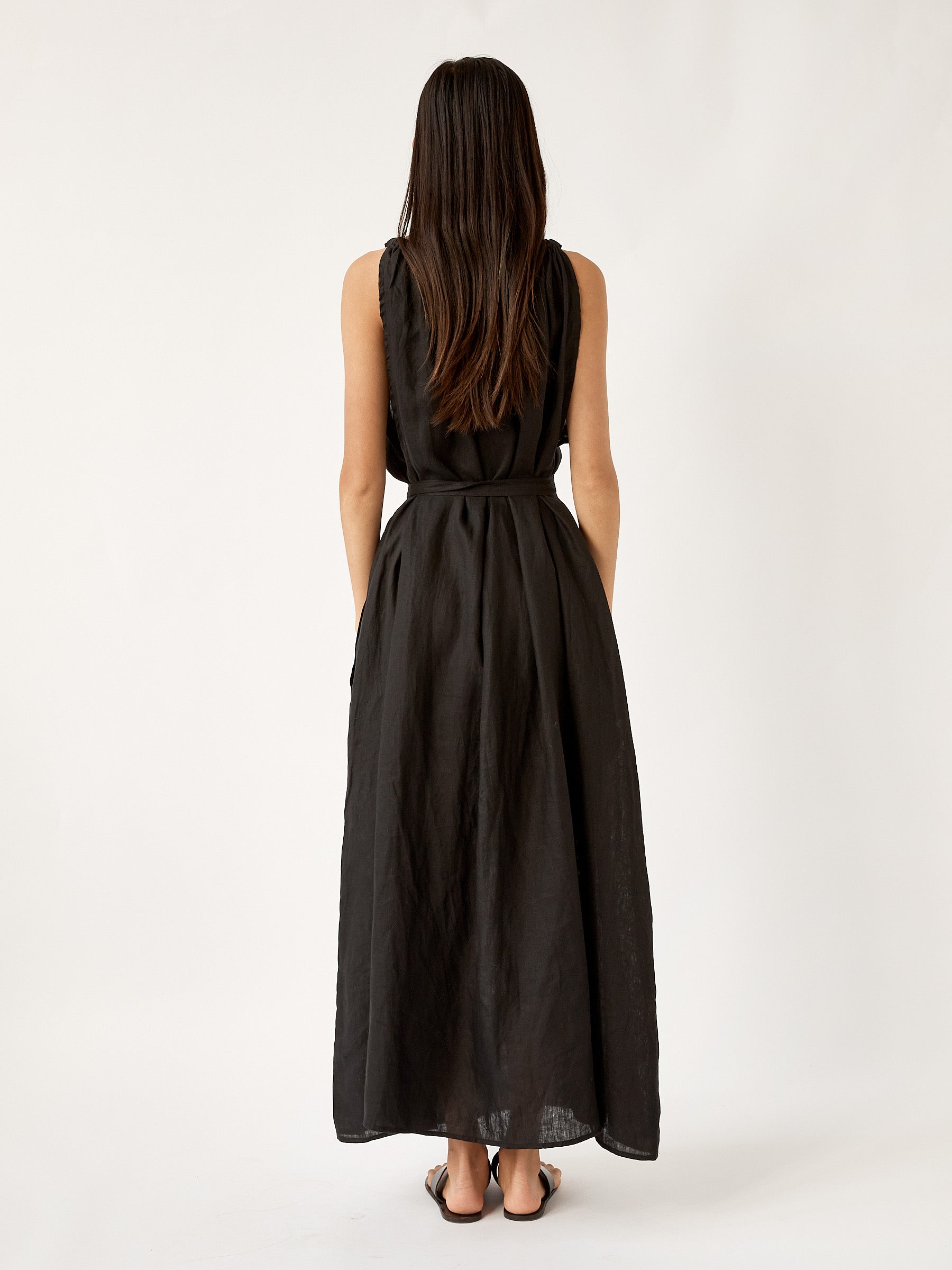 Deiji Studios | Totem Dress in Deep Black | The UNDONE