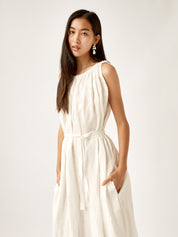 Deiji Studios | Totem Dress in Vintage White | The UNDONE