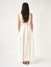 Deiji Studios | Totem Dress in Vintage White | The UNDONE