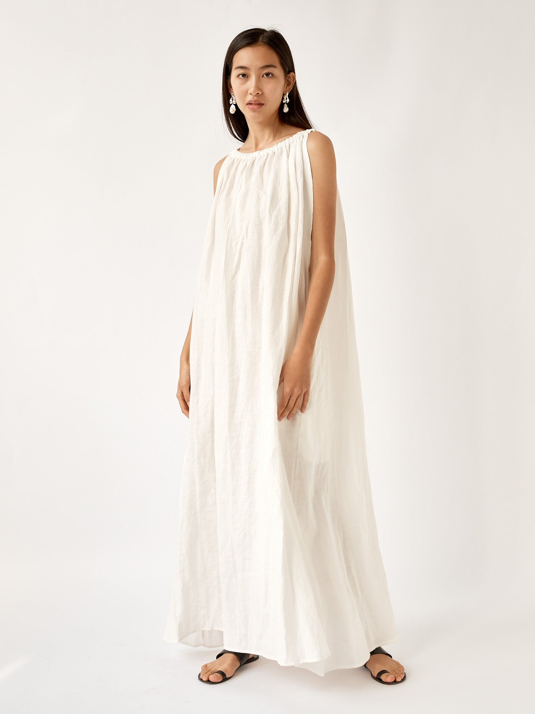 Deiji Studios | Totem Dress in Vintage White | The UNDONE