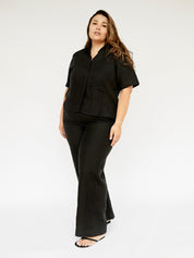 Deiji Studios | The Pocket Shirt in Deep Black | The UNDONE