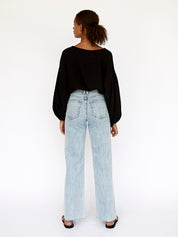 Dominique Healy | Bella Blouse in Black | The UNDONE