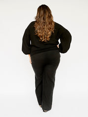 Dominique Healy | Bella Blouse in Black | The UNDONE