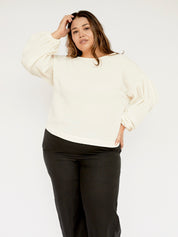 Dominique Healy | Bella Blouse in Ivory | The UNDONE