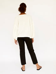 Dominique Healy | Bella Blouse in Cream | The UNDONE