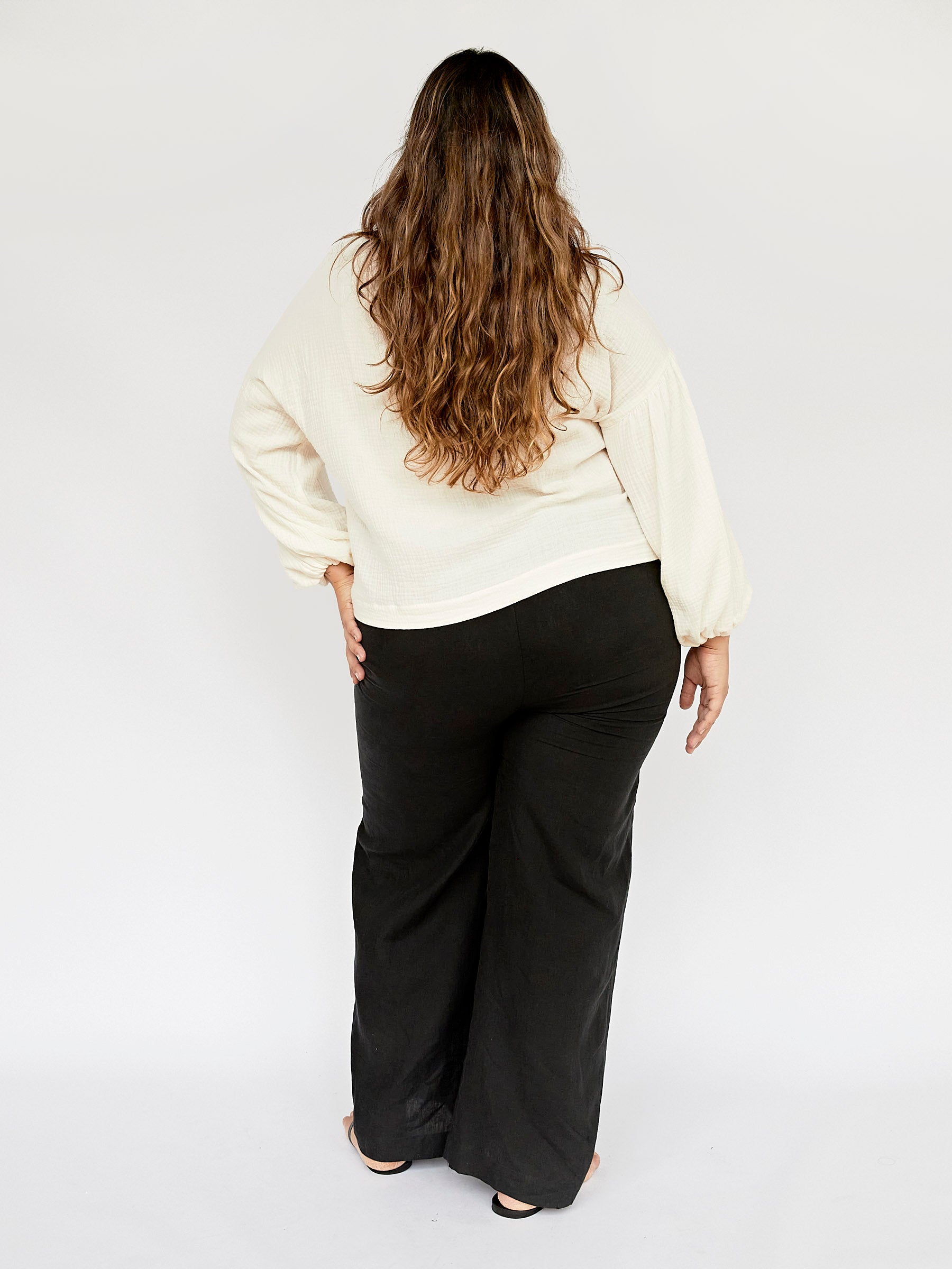 Dominique Healy | Bella Blouse in Ivory | The UNDONE