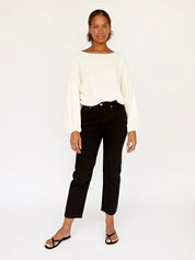 Dominique Healy | Bella Blouse in Cream | The UNDONE