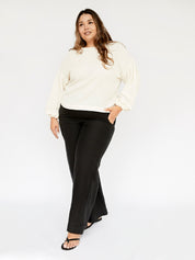 Dominique Healy | Bella Blouse in Ivory | The UNDONE