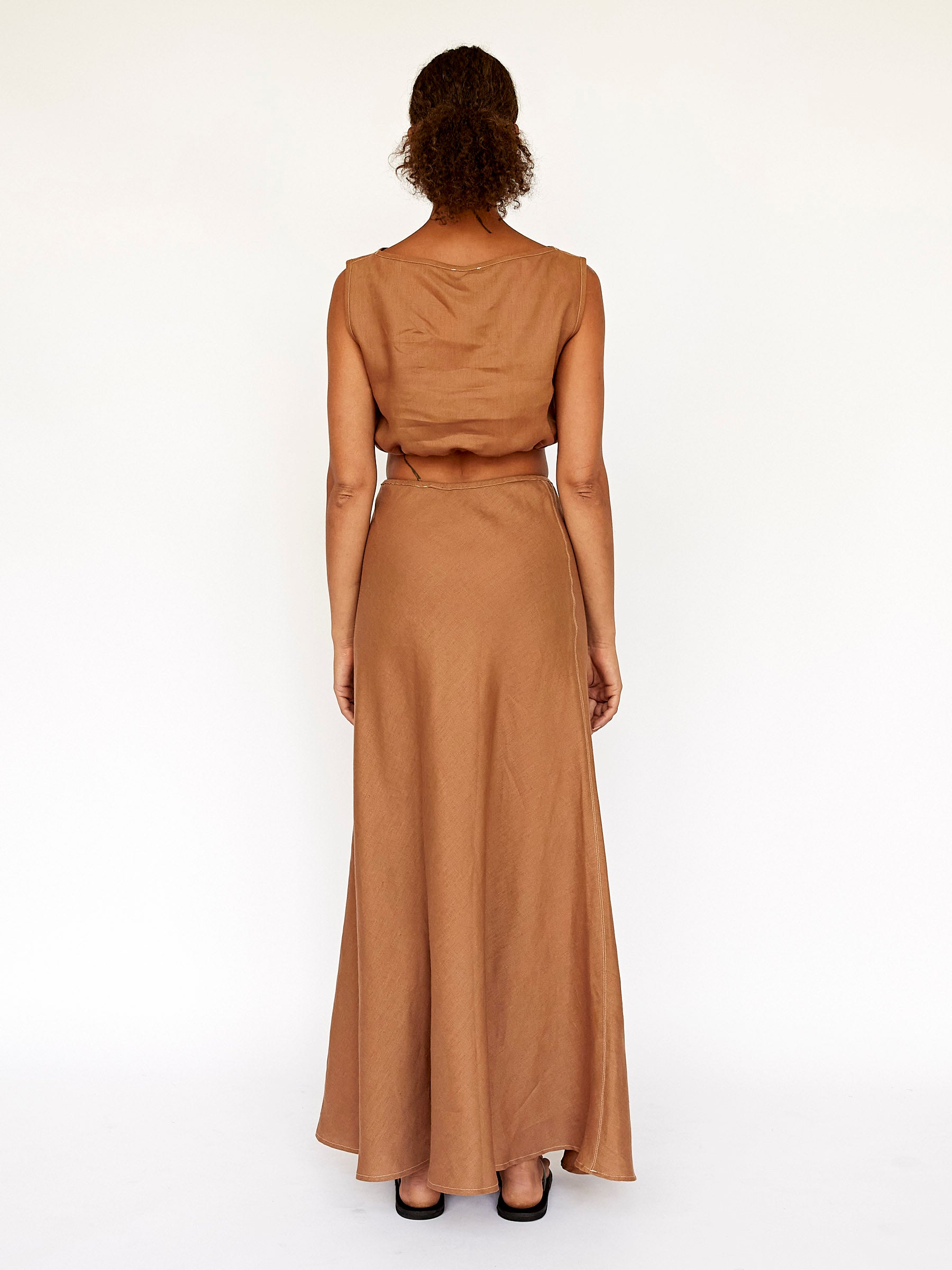 Dominique Healy | Carly Crop in Cognac  | The UNDONE