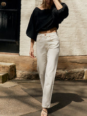 Dominique Healy | Louie Crop in Black | The UNDONE