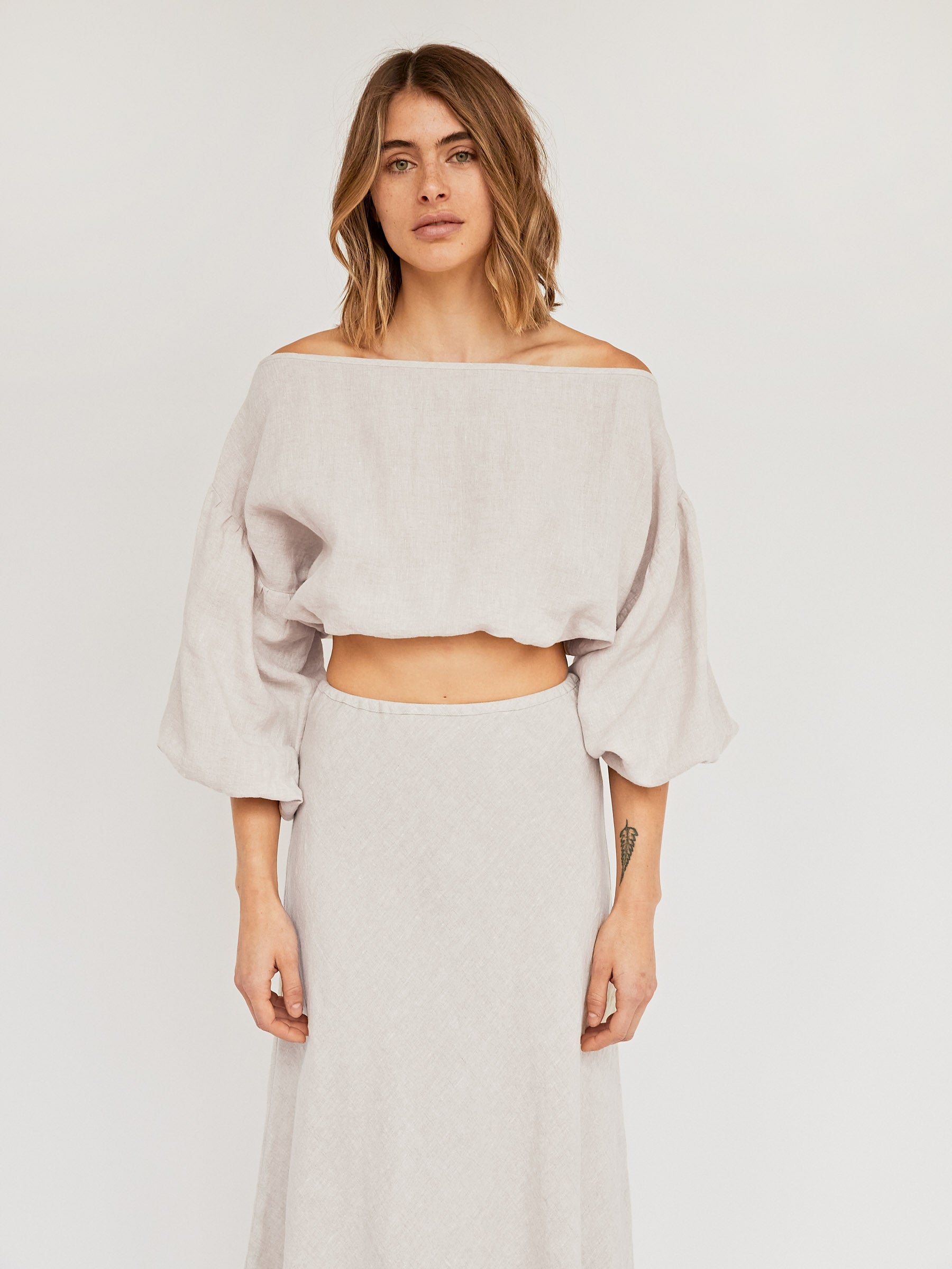 Dominique Healy | Louie Crop in Sand | The UNDONE