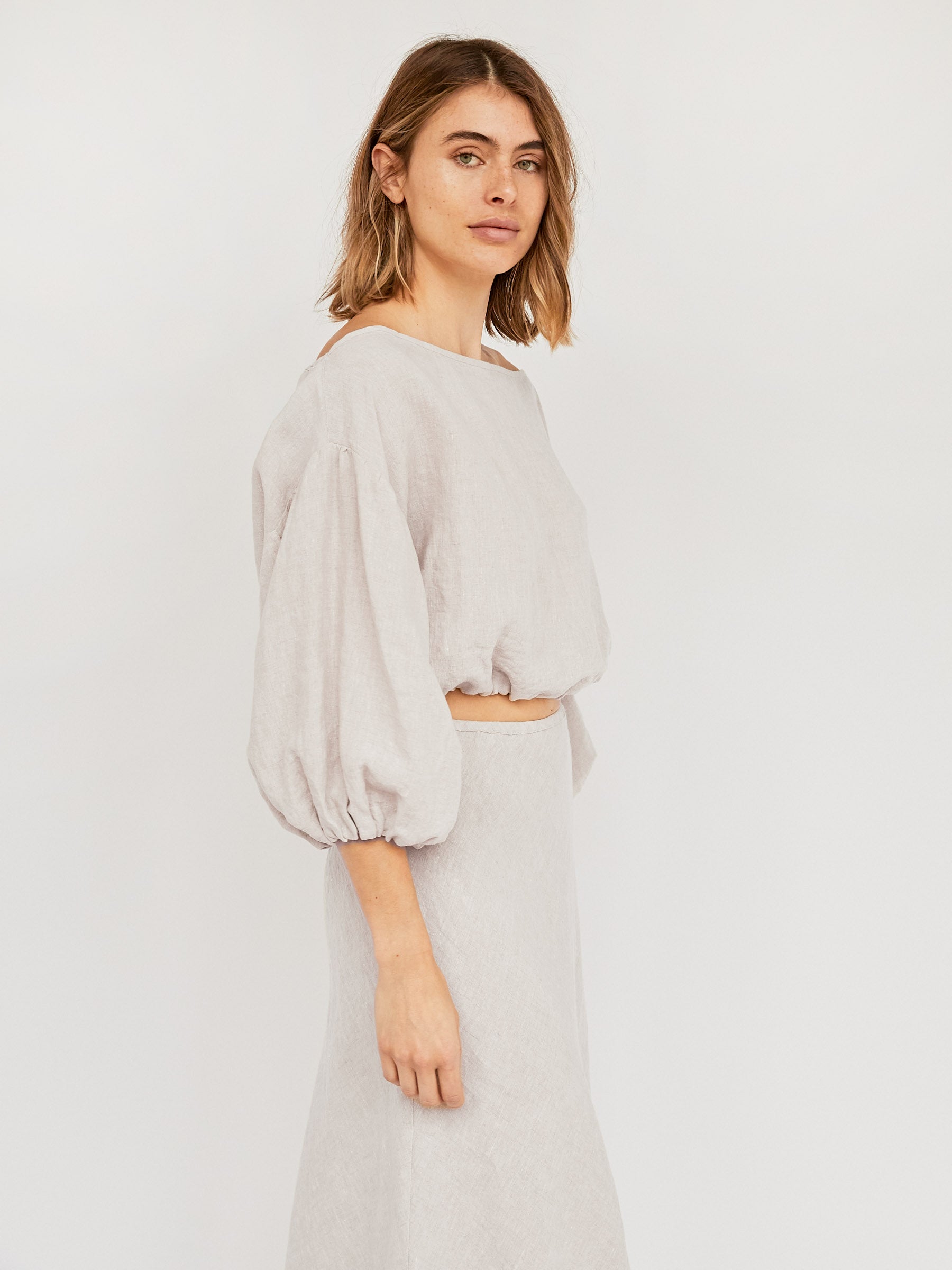 Dominique Healy | Louie Crop in Sand | The UNDONE