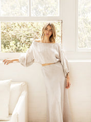 Dominique Healy | Wray Skirt in Sand | The UNDONE