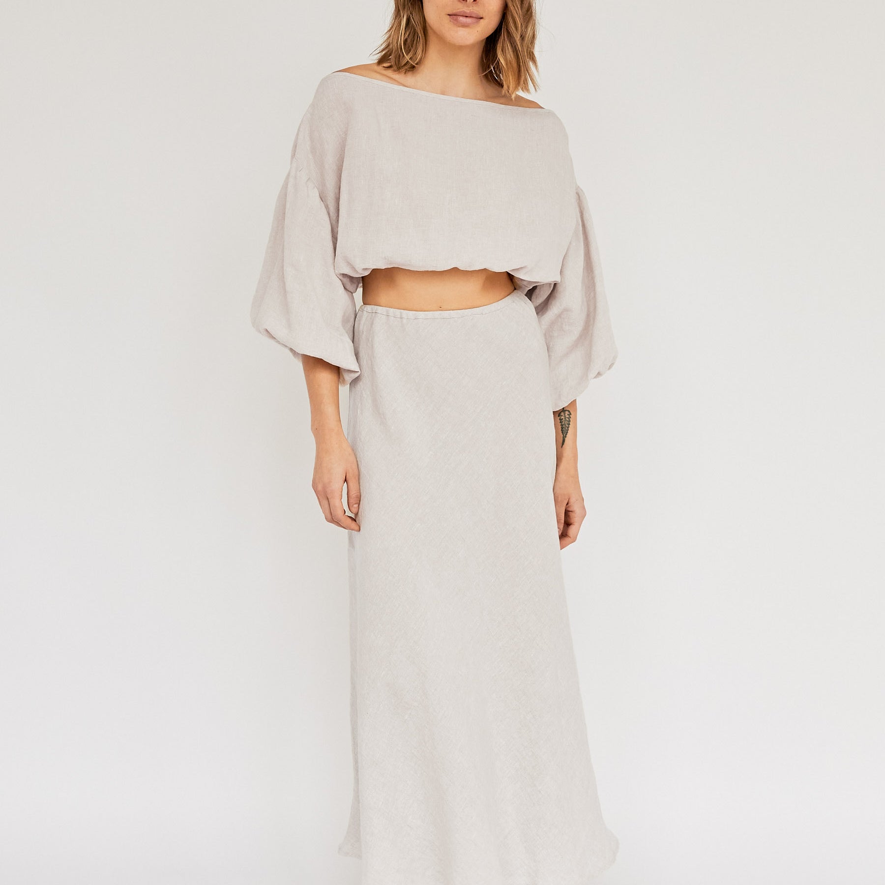 Dominique Healy | Wray Skirt in Sand | The UNDONE