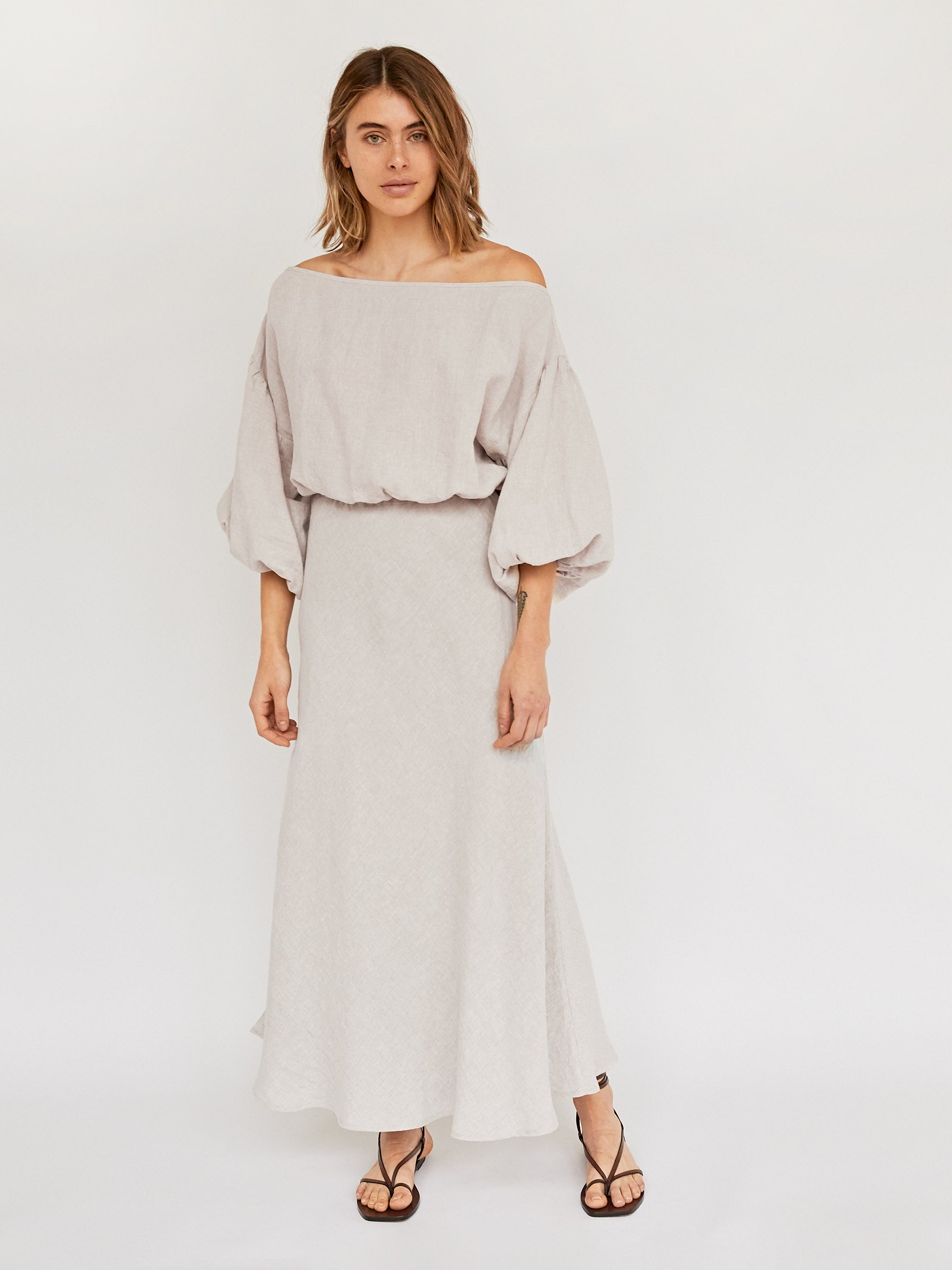 Dominique Healy | Wray Skirt in Sand | The UNDONE