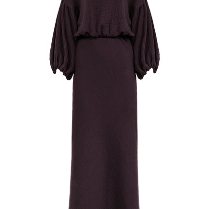 Dominique Healy | Louie Dress in Espresso | The UNDONE