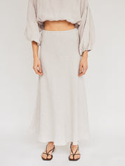 Dominique Healy | Wray Skirt in Sand | The UNDONE