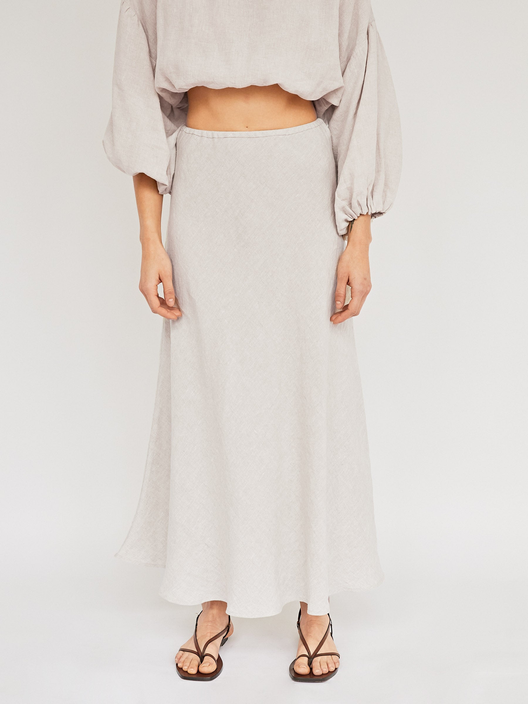 Dominique Healy | Wray Skirt in Sand | The UNDONE