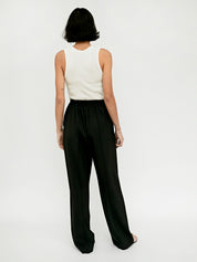 Esse Studios | Black Classico Draw Trouser | The UNDONE
