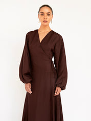 Esse Studios | Classico Silk Wrap Dress | The UNDONE