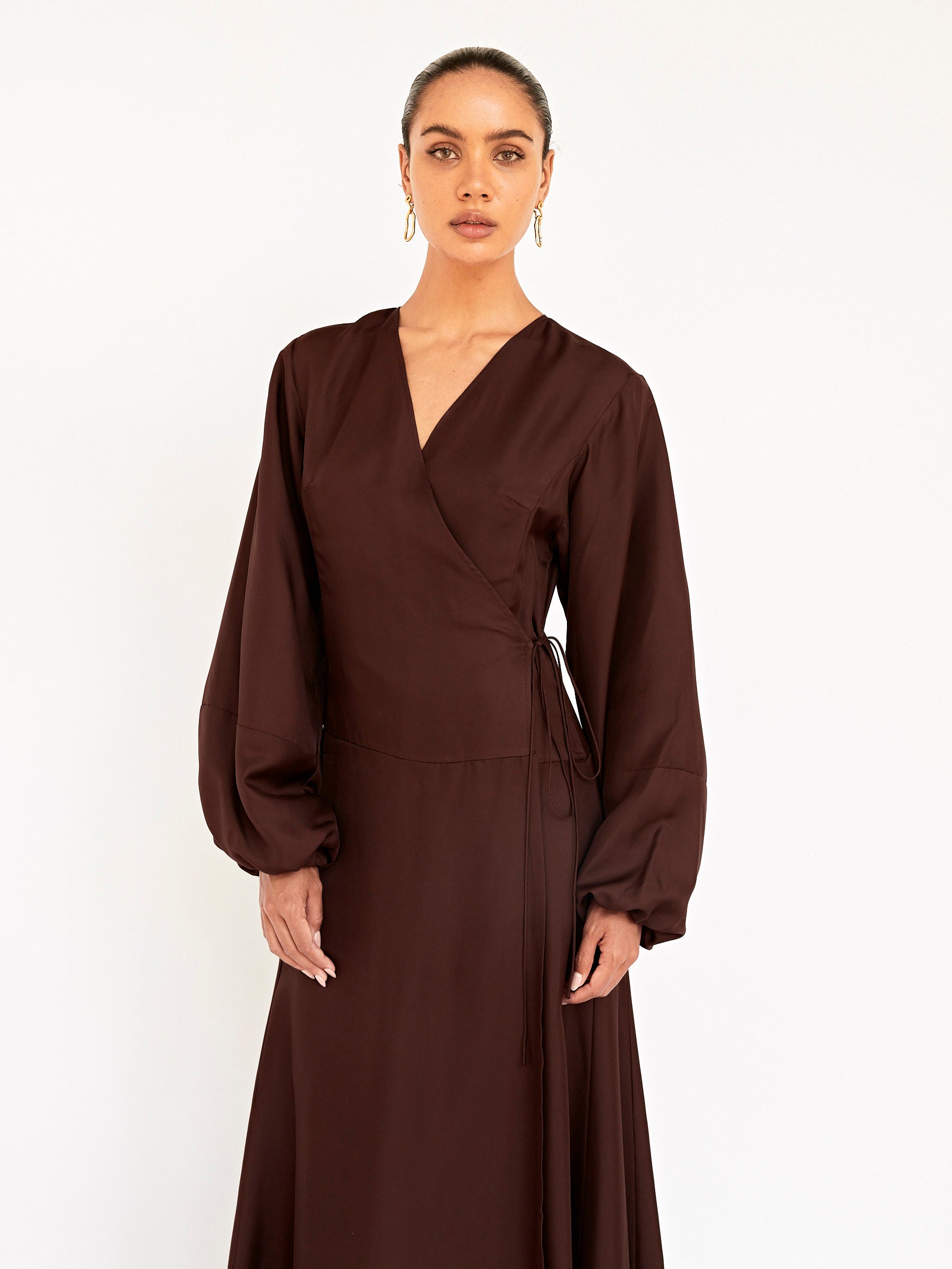 Esse Studios | Classico Silk Wrap Dress | The UNDONE