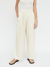 Esse Studios | Champagne Gathered Pants | The UNDONE